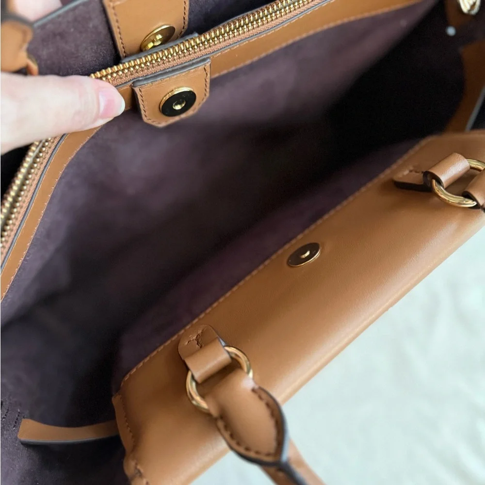 NWT Michael Kors Hamilton Legacy Large Belted Satchel - Picture 11 of 16